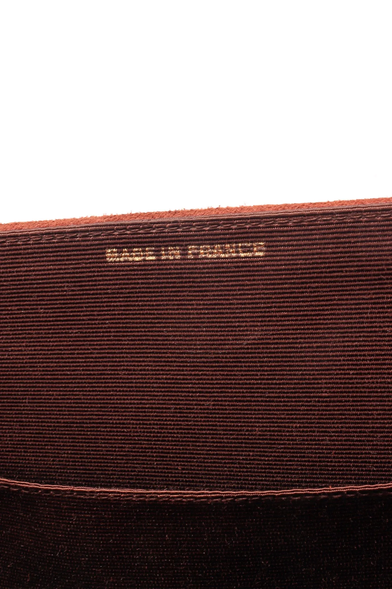 Filigree Suede Saddle Bag
