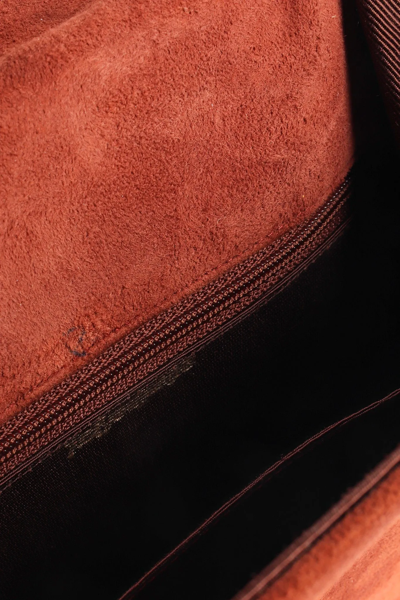Filigree Suede Saddle Bag