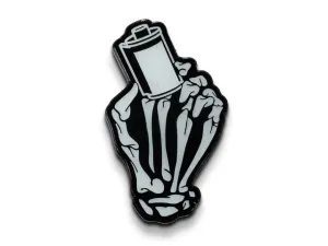 Film Roll Skeleton Glow in the Dark - Film Photography Pin