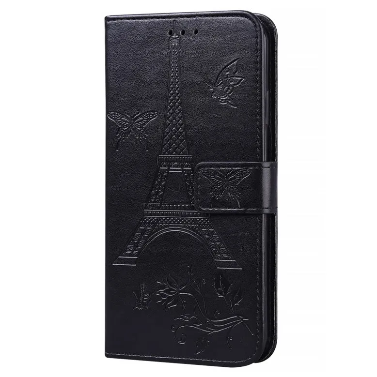 For iPhone12 mini Phone Case 5.4 Inches Card Slot Phone Bracket Mobile Phone Cover purple
