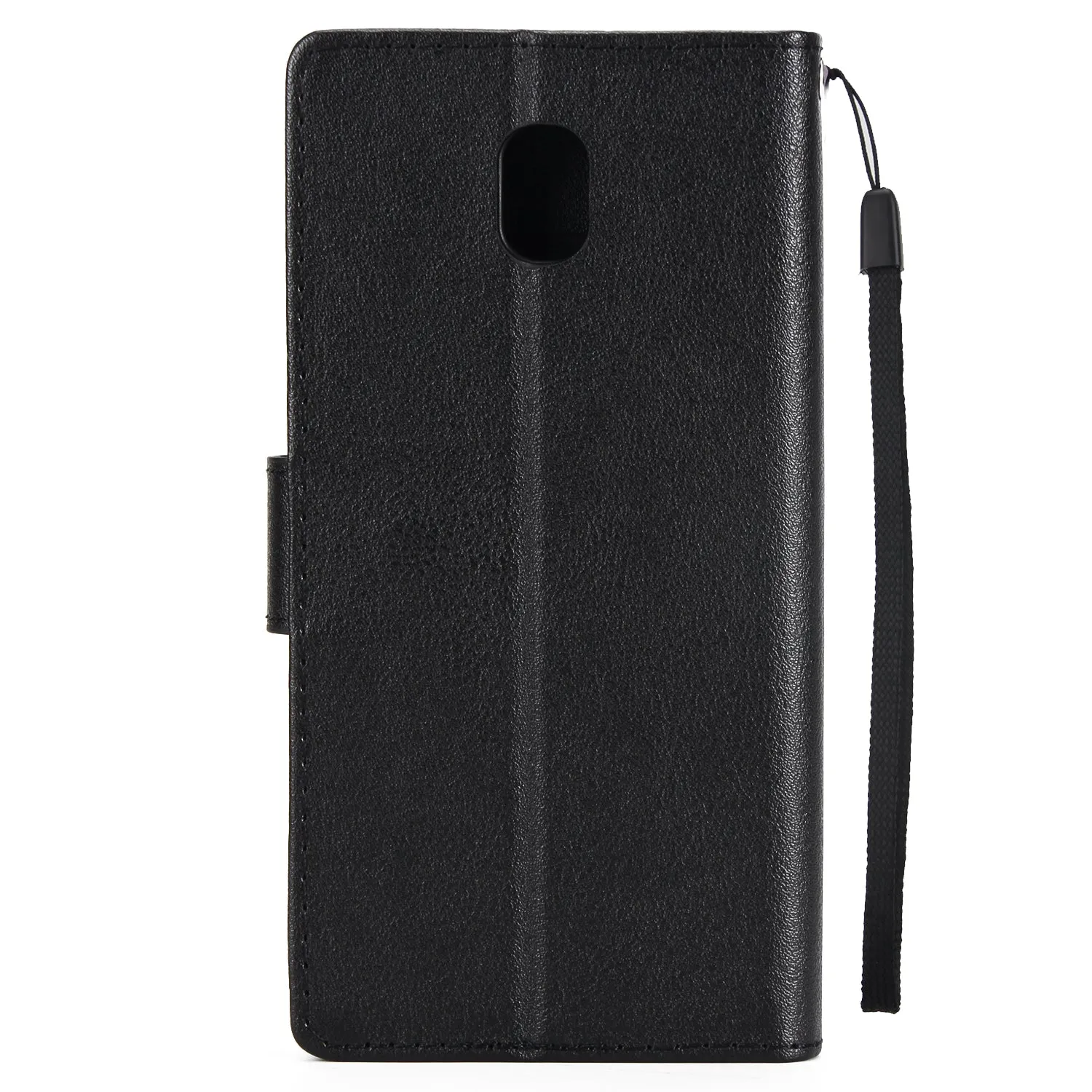 For Samsung J7 2017 European Edition/J730/J7 PRO PU Leather Protective Phone Case with 3 Card Position brown