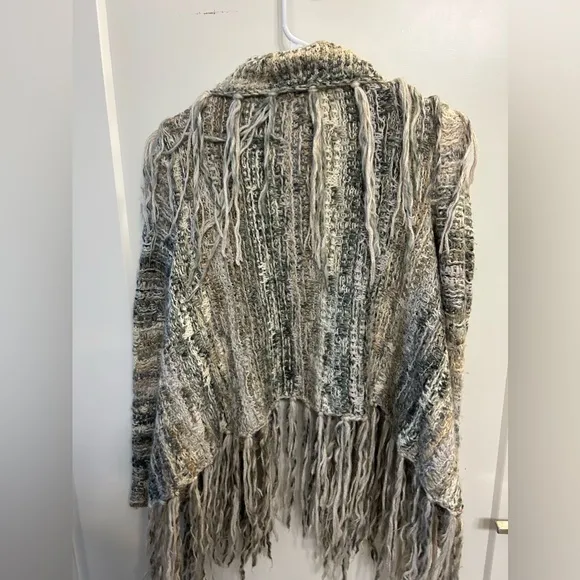 Free People Birkenstock Fringe Cardigan