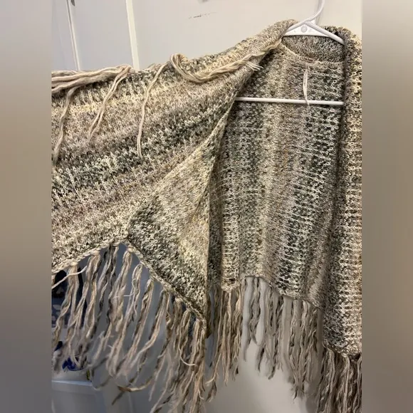 Free People Birkenstock Fringe Cardigan