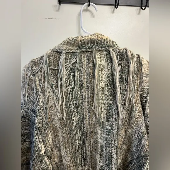 Free People Birkenstock Fringe Cardigan