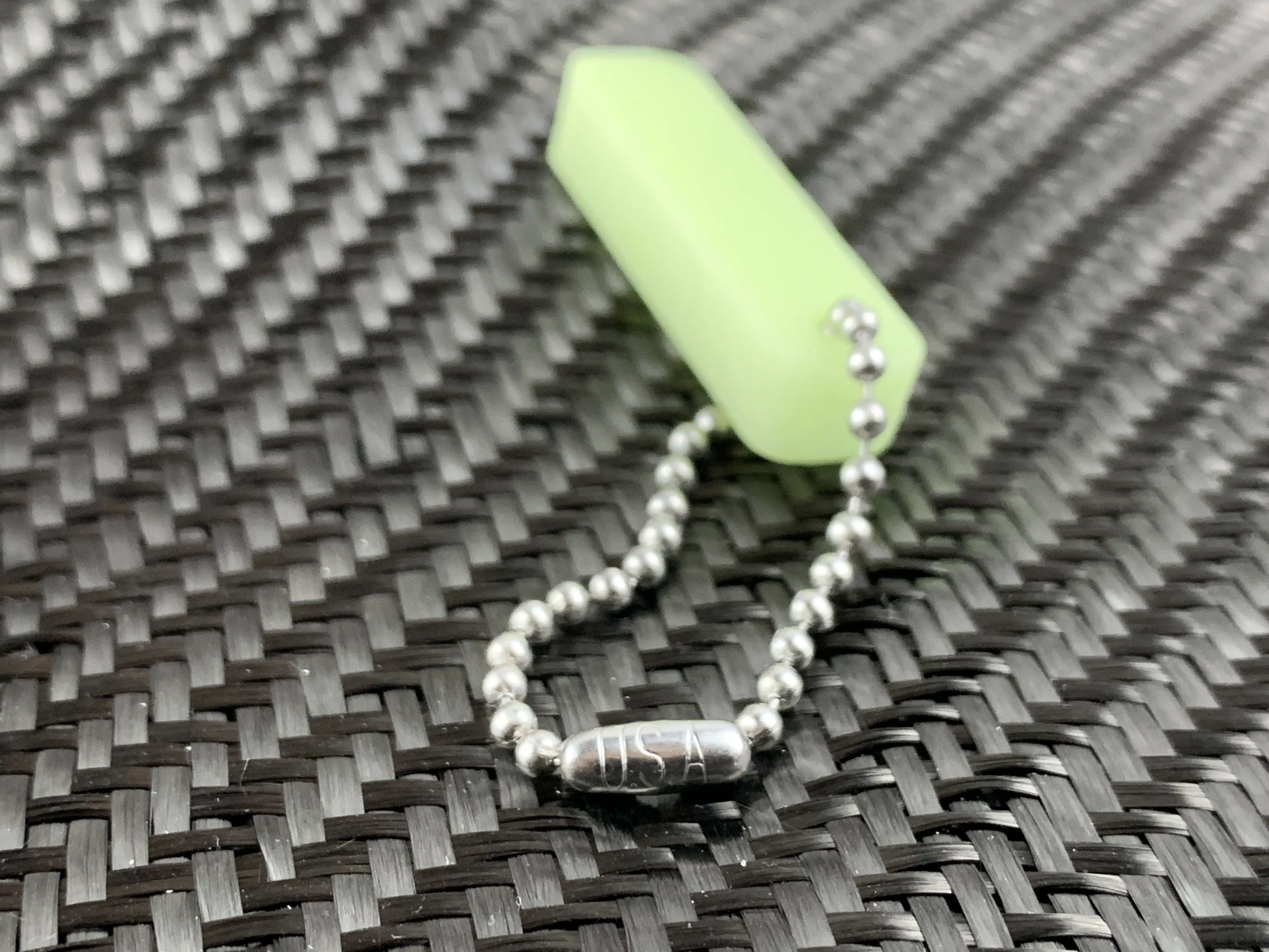 Gen 2 - > Tab UGM   Stainless Steel Ball Chain - Universal Glow Marker CAGE: 5VKB6