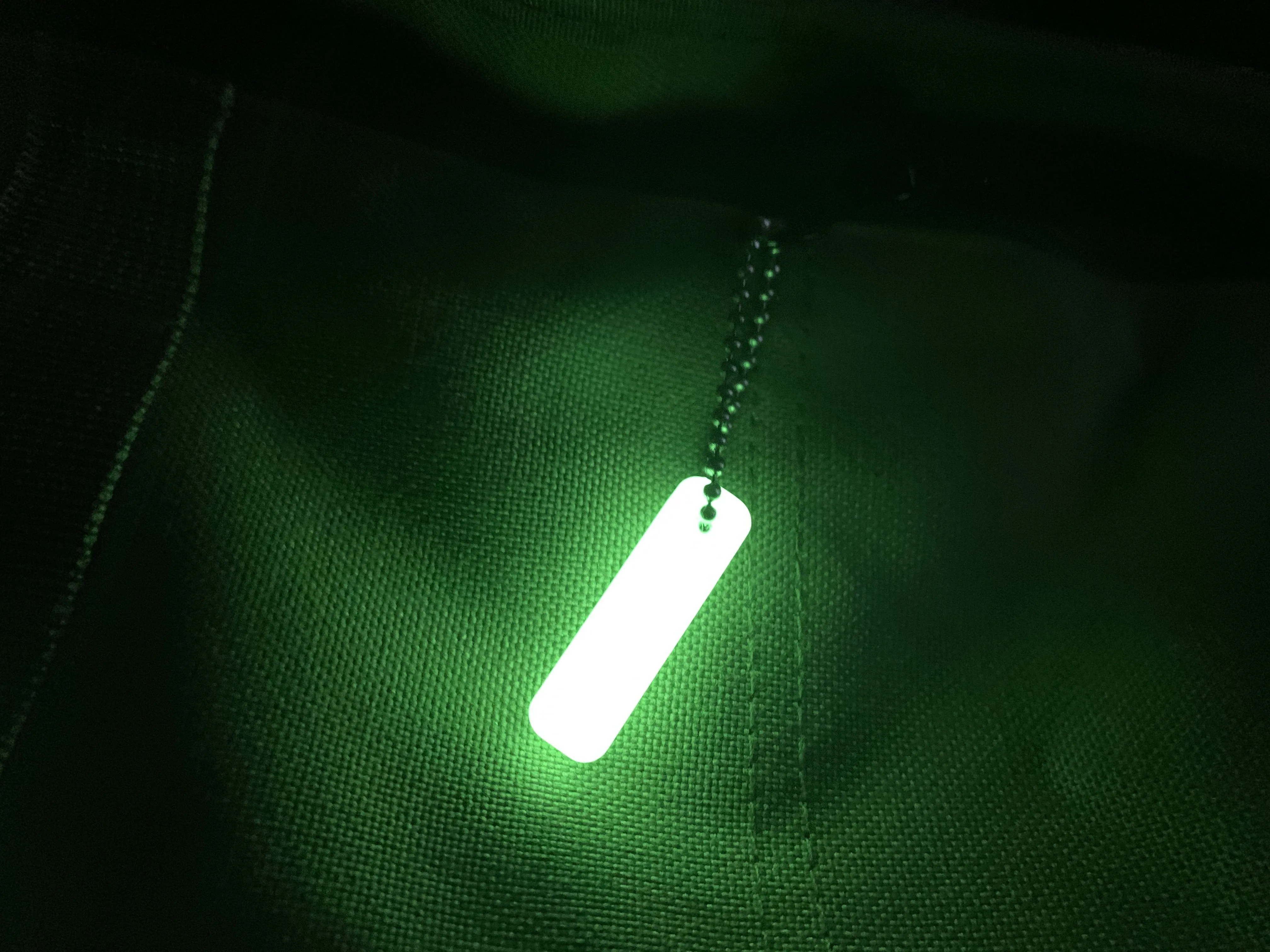Gen 2 - > Tab UGM   Stainless Steel Ball Chain - Universal Glow Marker CAGE: 5VKB6