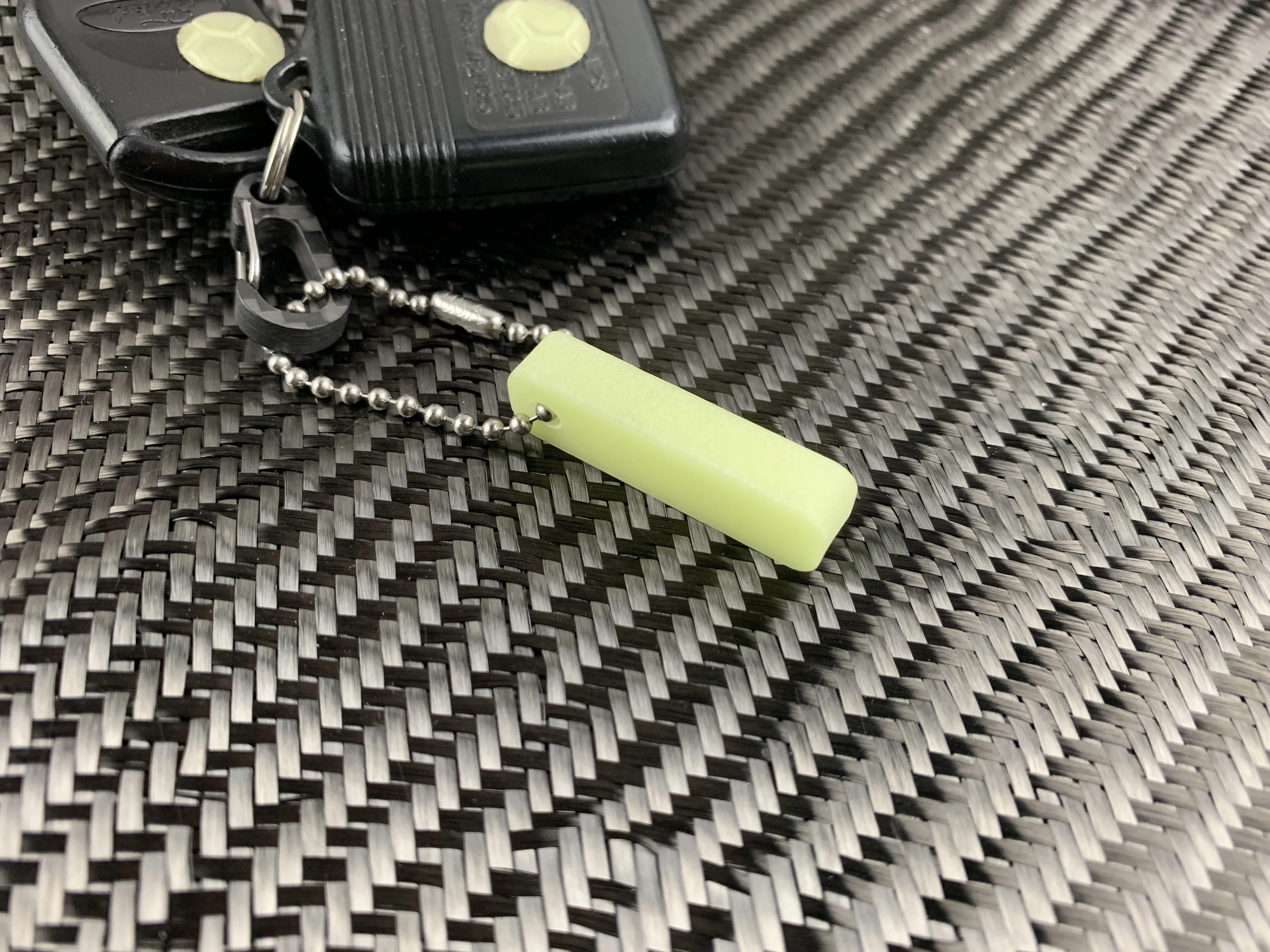 Gen 2 - > Tab UGM   Stainless Steel Ball Chain - Universal Glow Marker CAGE: 5VKB6