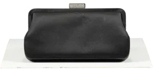 gina Black Hanover Clutch Bag