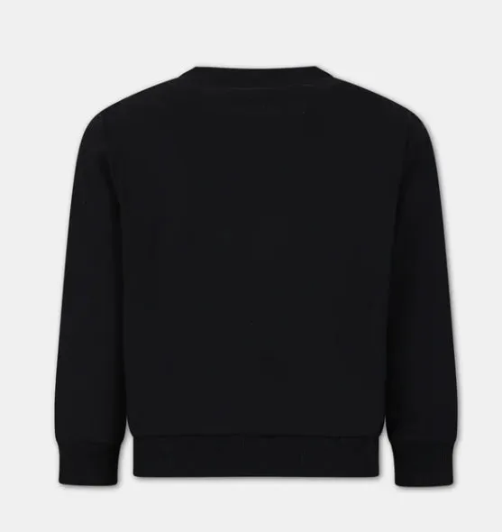 GIRLS LOGO SWEATSHIRT W/ BUTTONS ON SHOULDERS