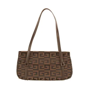 Givenchy Brown Logo Shoulder Bag