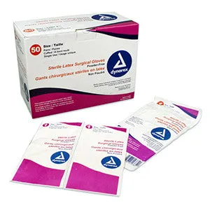 Gloves Latex Surgeons Powder Free Sterile Pairs by Dynarex