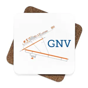 GNV Simple Diagram - Hardboard Coaster Set - 4pcs