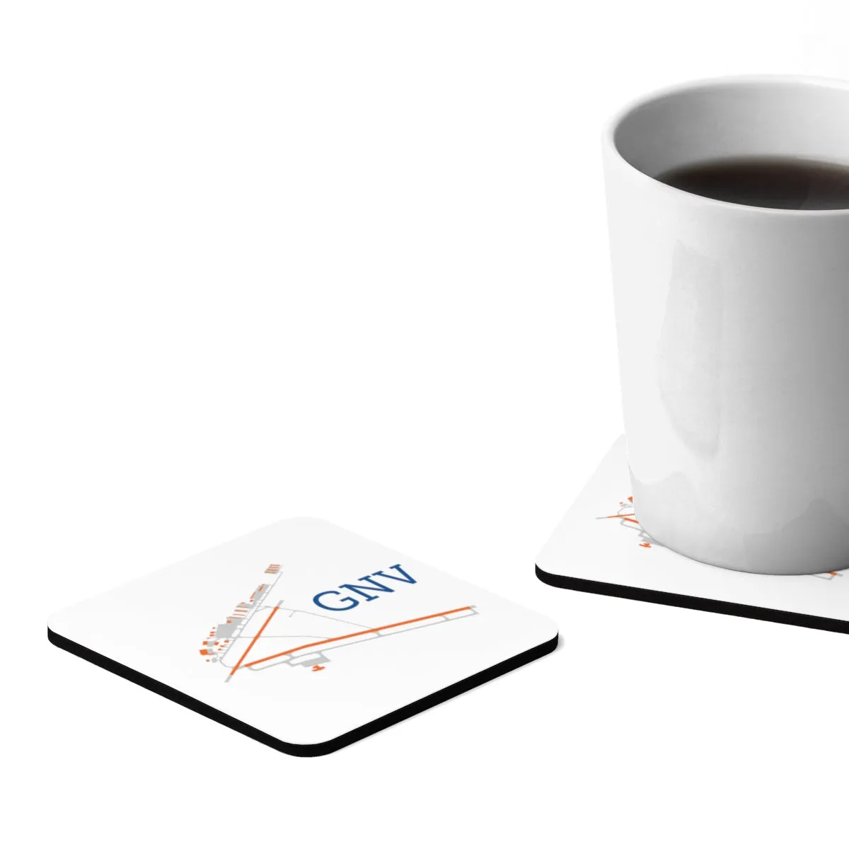 GNV Simple Diagram - Hardboard Coaster Set - 4pcs
