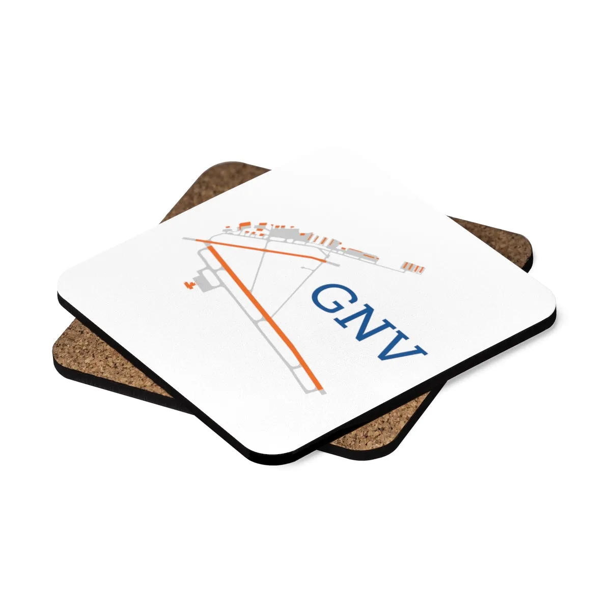 GNV Simple Diagram - Hardboard Coaster Set - 4pcs