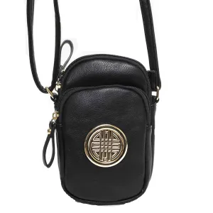 golden medallion cellphone bag cross shoulder case Designer inspired