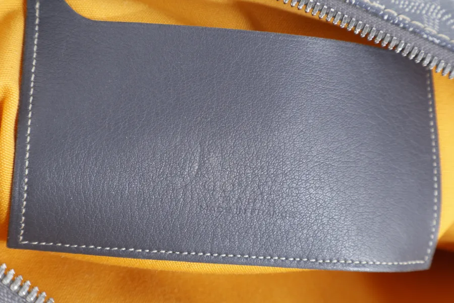 GOYARD SENAT CLUTCH GREY GOYARDINE SILVER HARDWARE NO DUST COVER