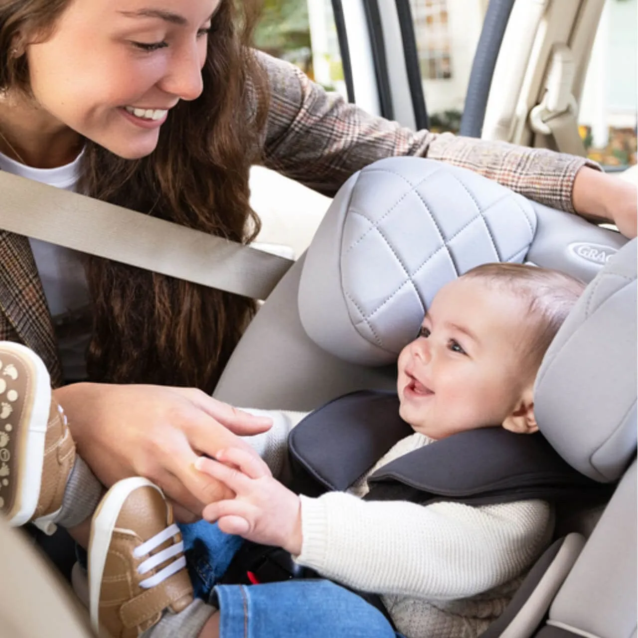 Graco Slimfit R129 Car Seat in Iron