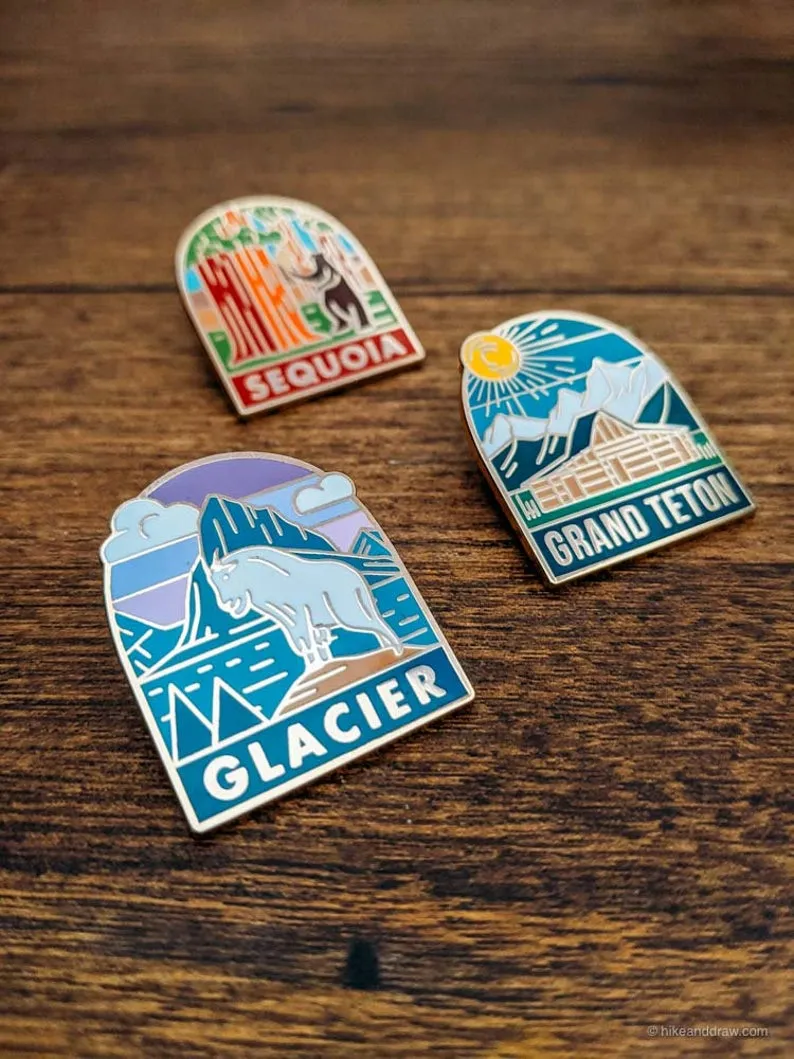 Great Smoky Mountains National Park Enamel Pin