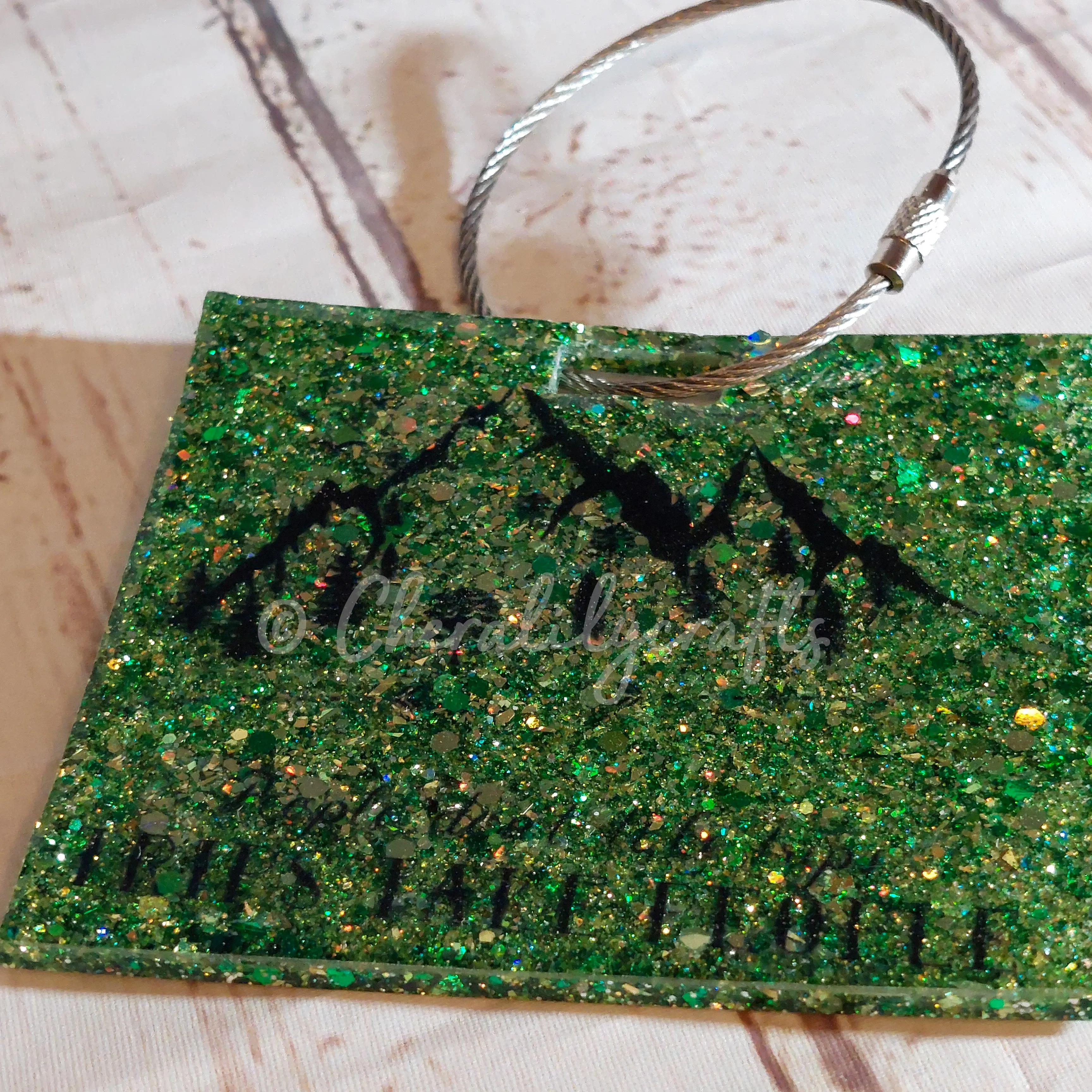 Green Mountain Badge Reel/Luggage Tag