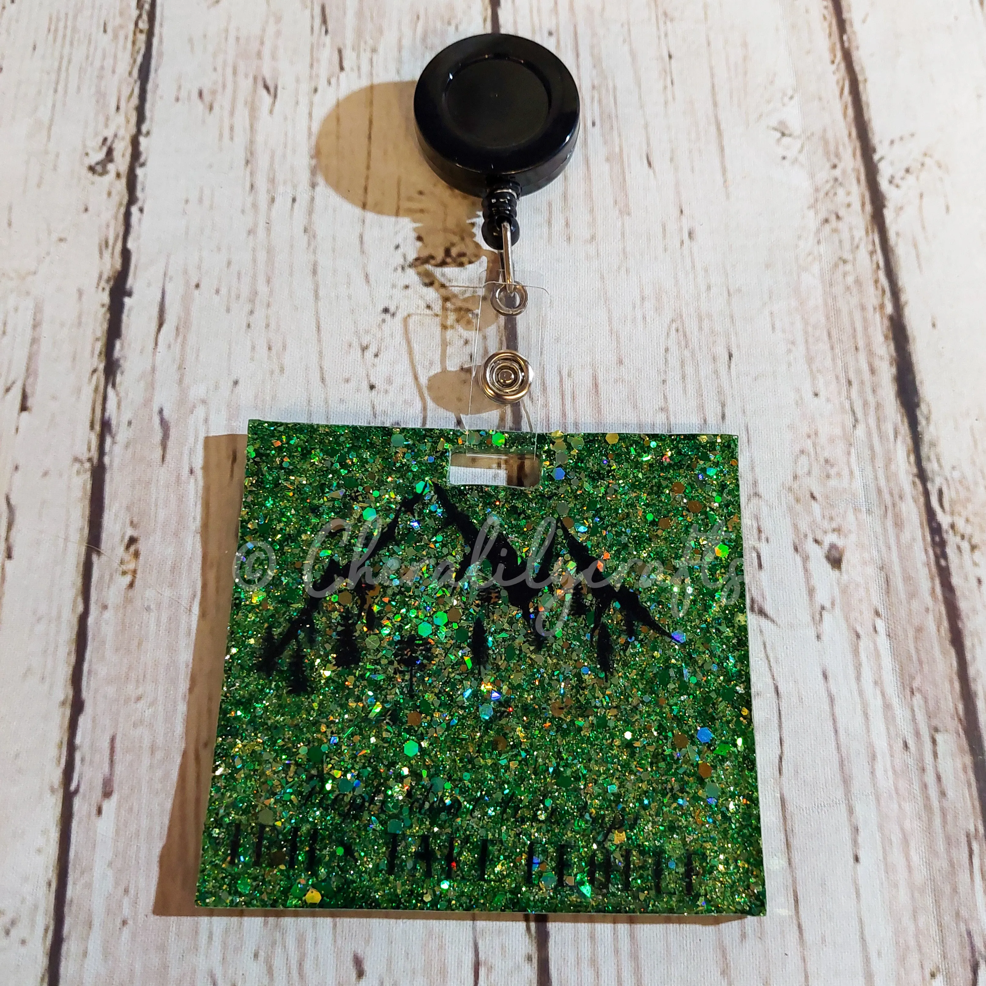 Green Mountain Badge Reel/Luggage Tag
