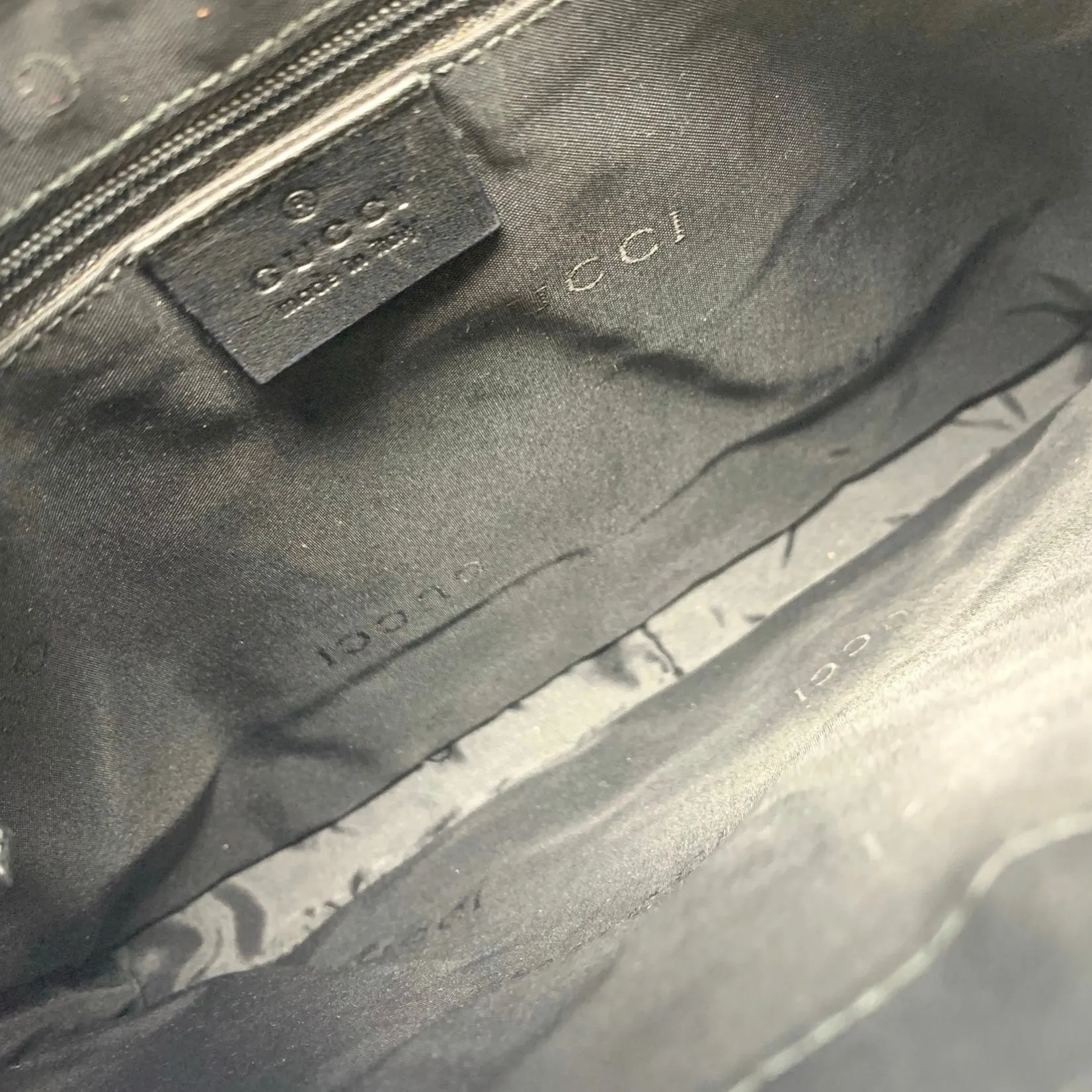 Gucci Black Logo Shoulder Bag