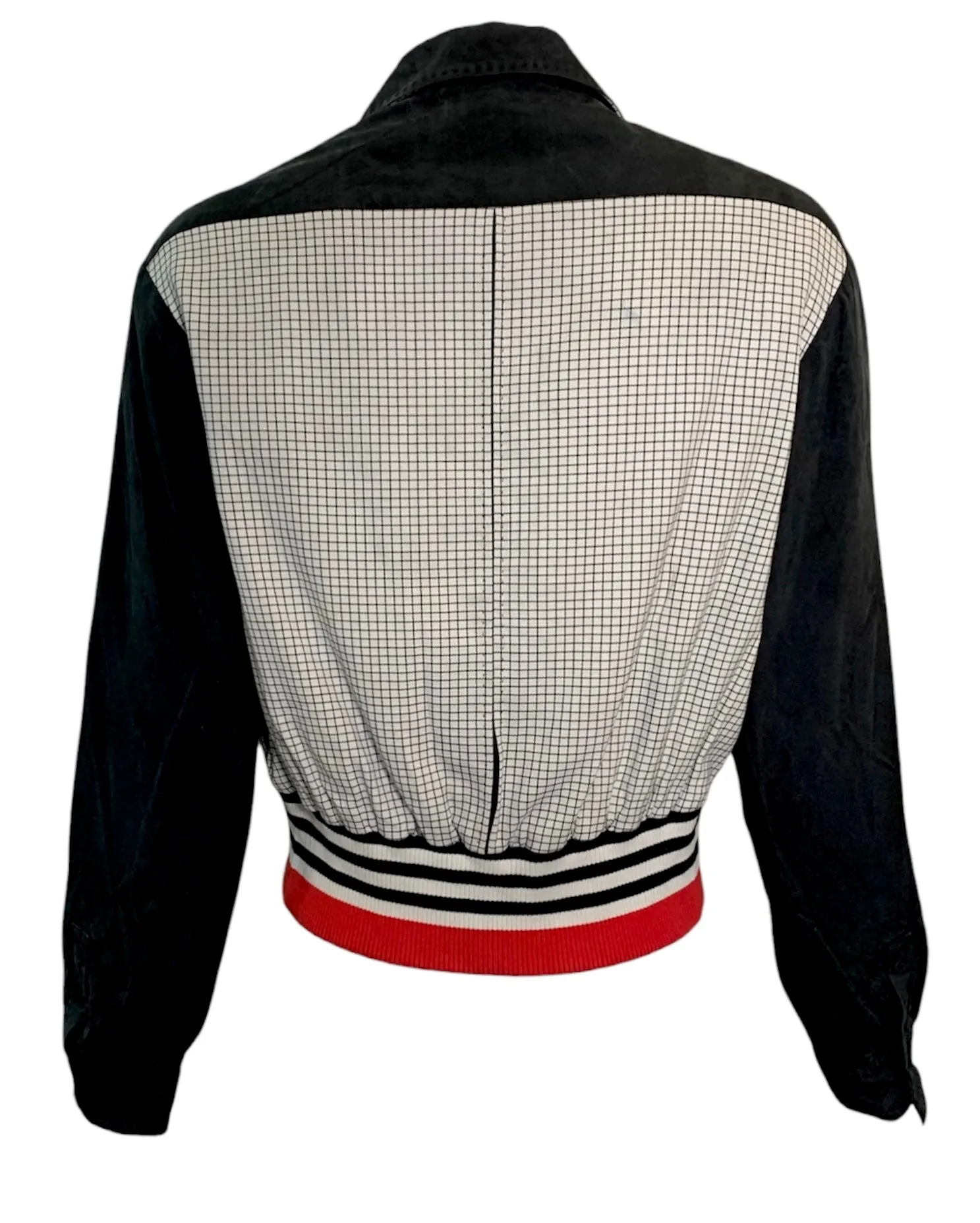 GUCCI Contemporary Bomber Style Jacket with Patches