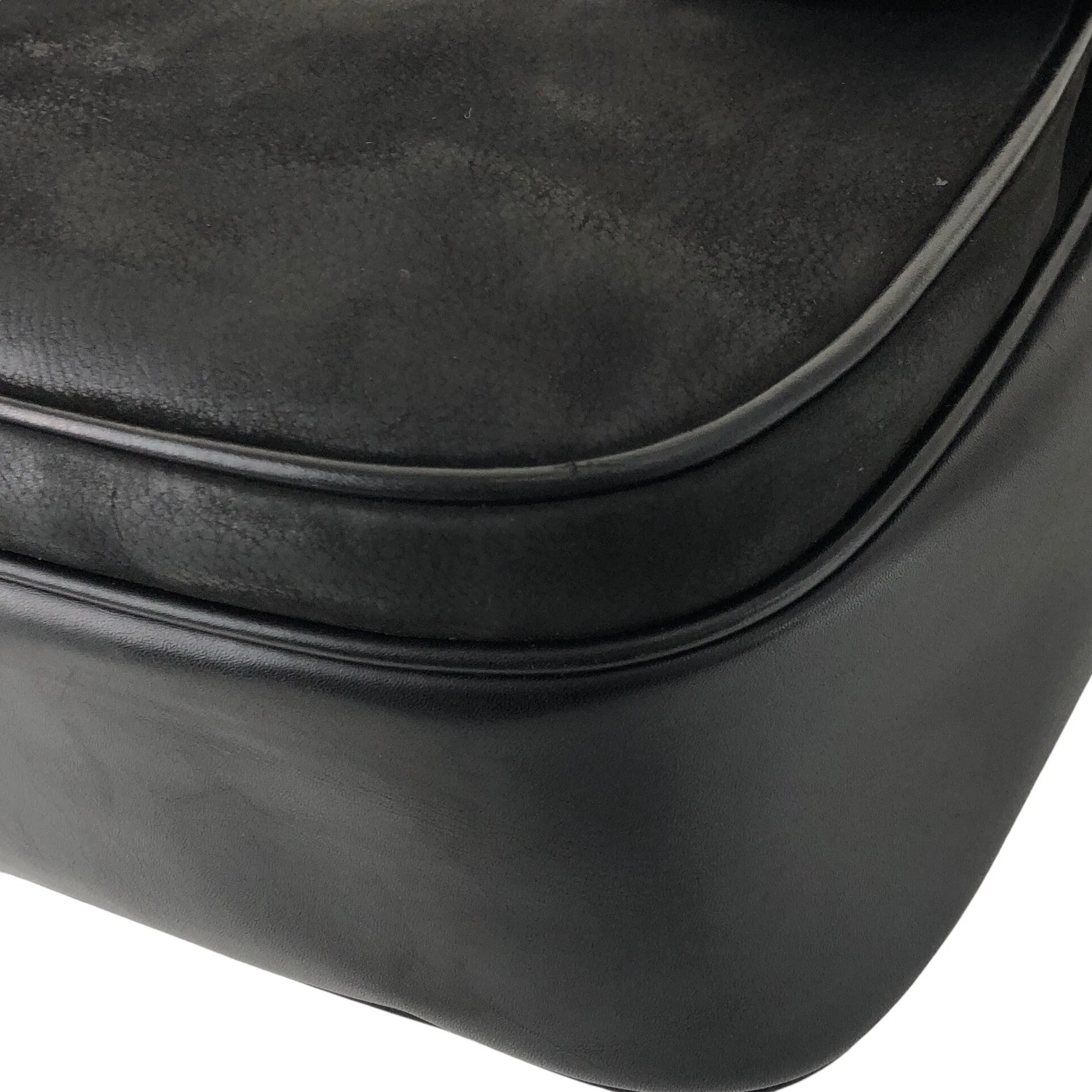 GUCCI Logo Shoulder bag Black Vintage tid77d