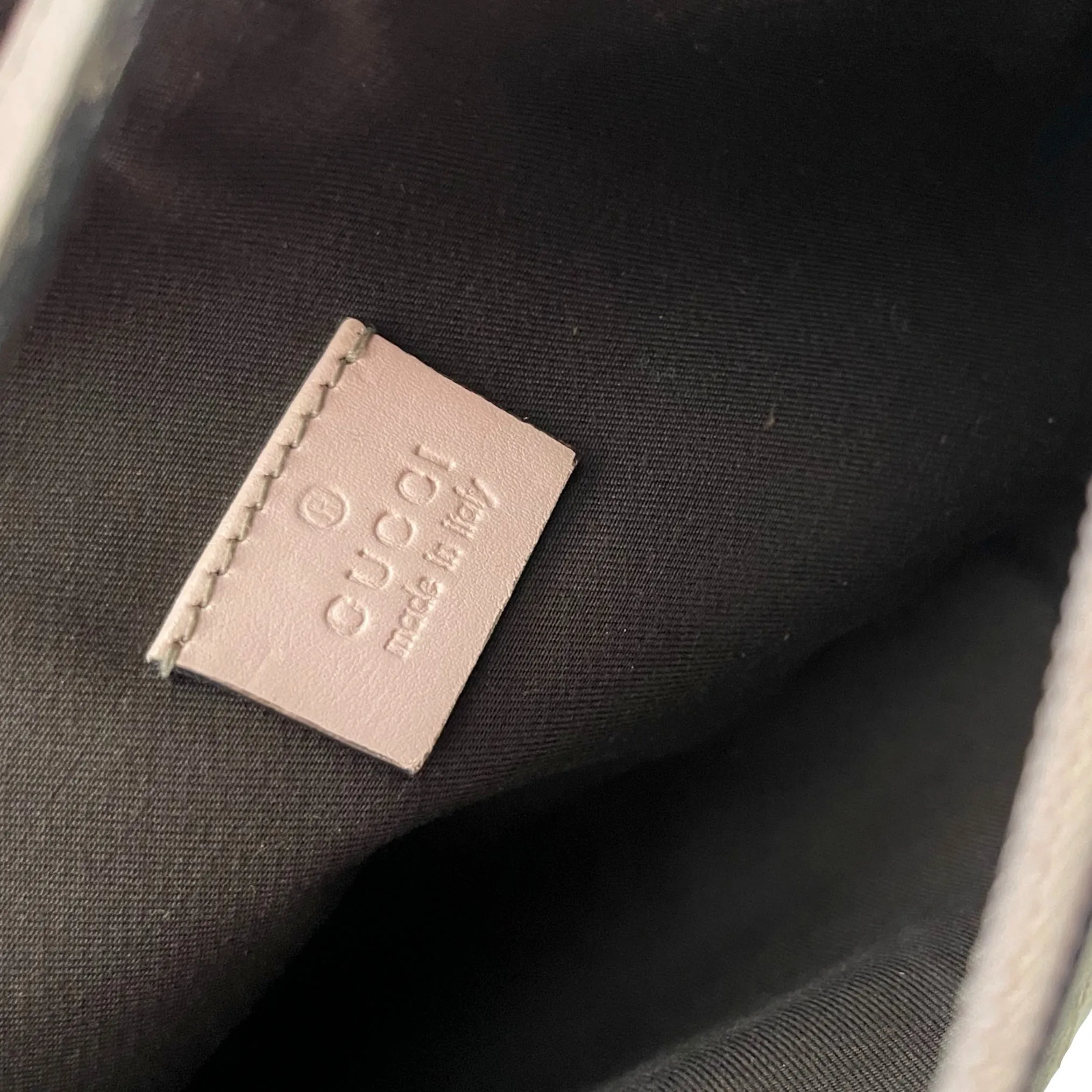 Gucci Pink Logo Shoulder Bag