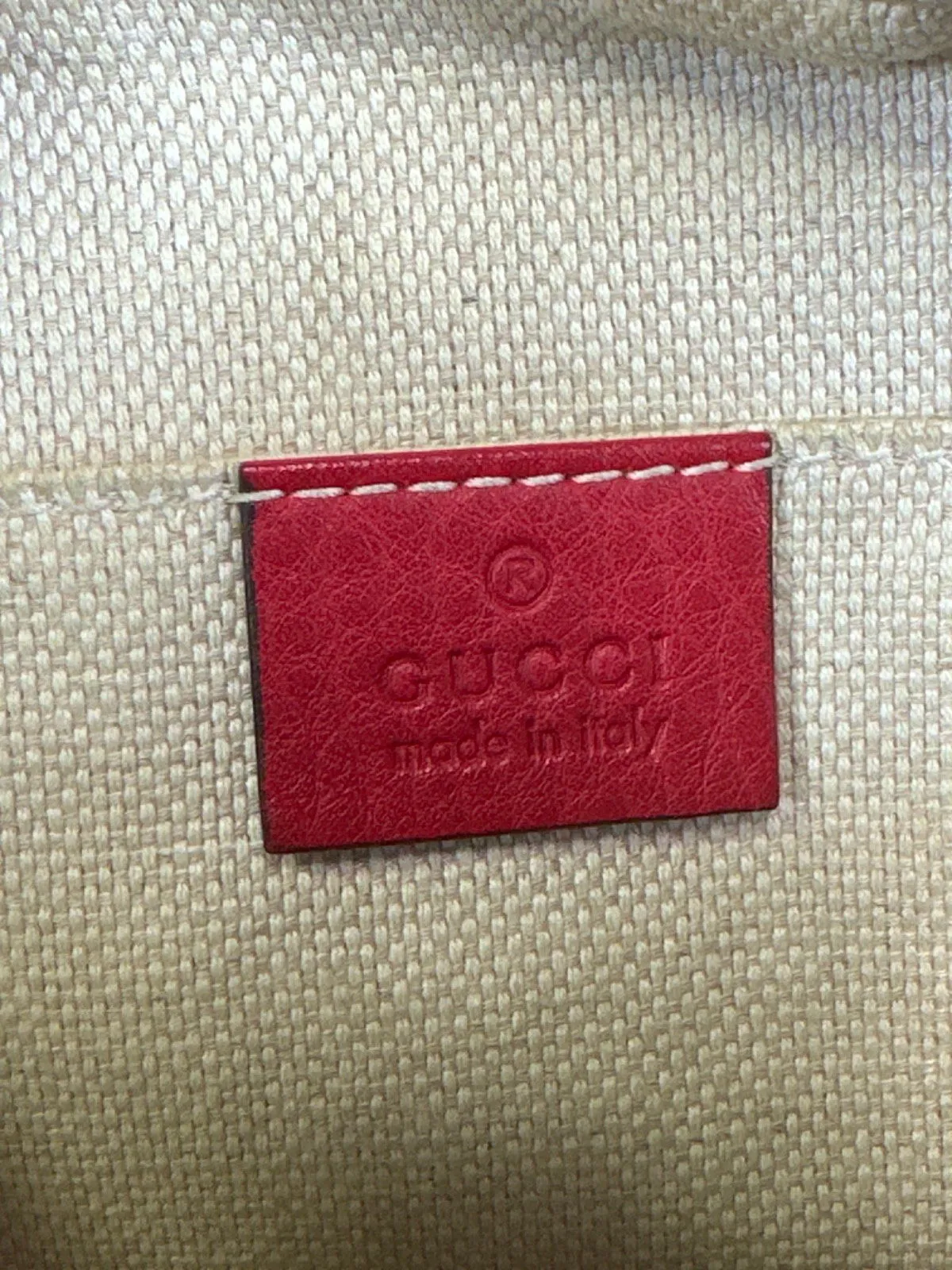 Gucci Red Soho Disco Leather Bag One Size