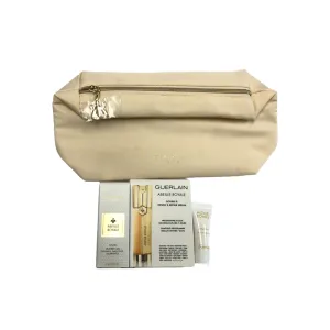 Guerlain 3-Piece Gift Set with Makeup Bag (Light Yellow)