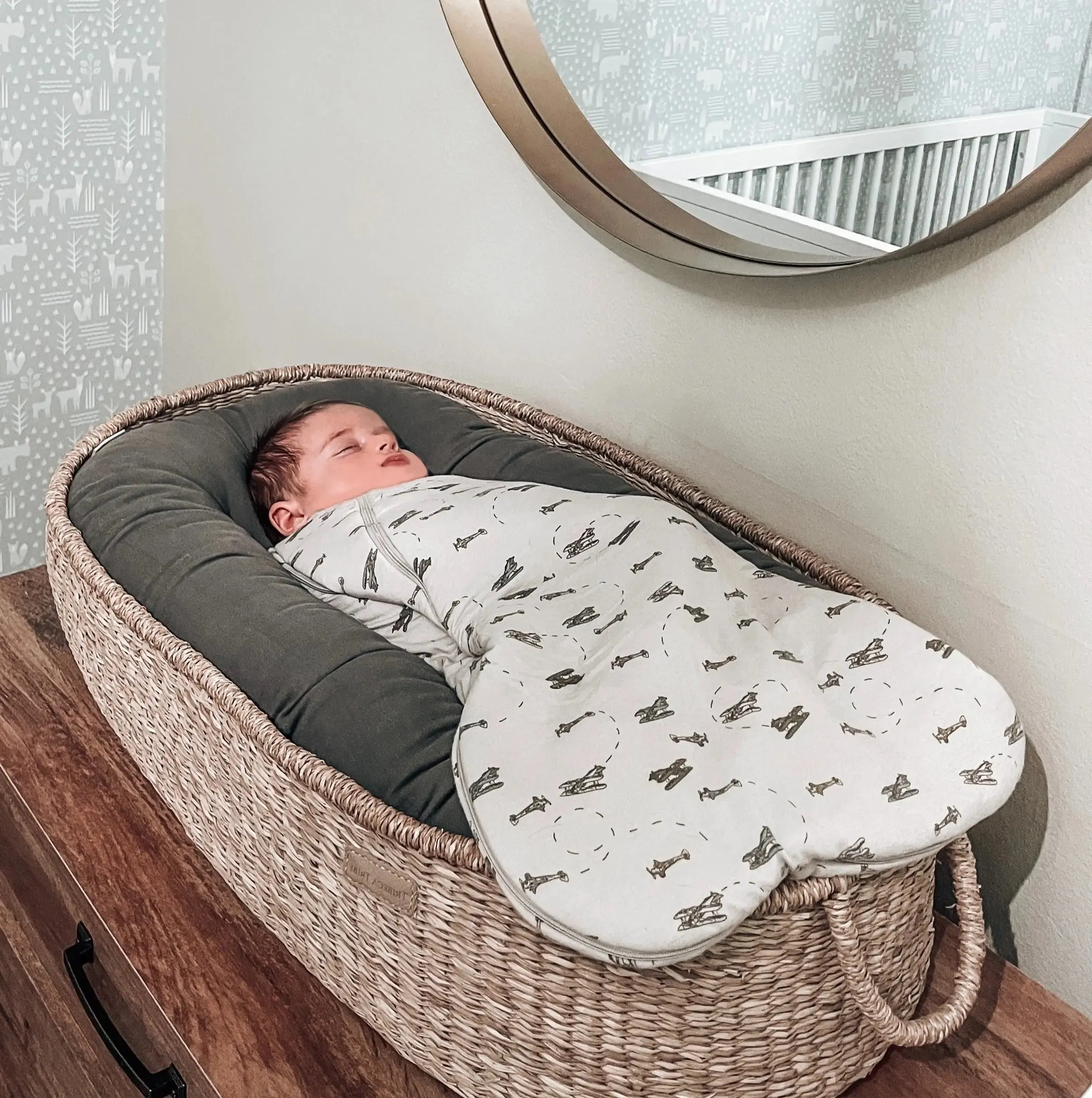 Gunamuna Swaddle Sleep Bag - Flights