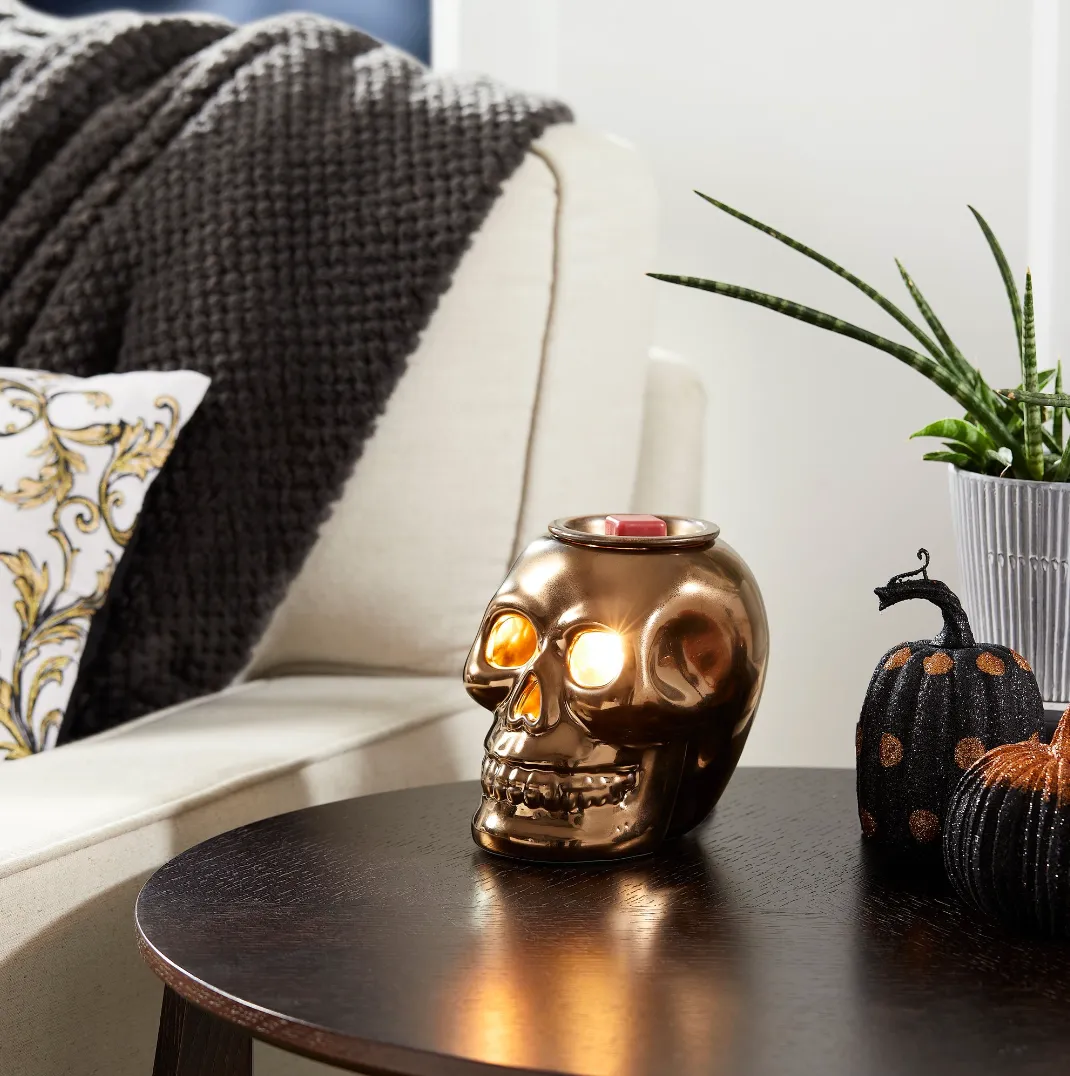 Halloween Wax Warmer Skull