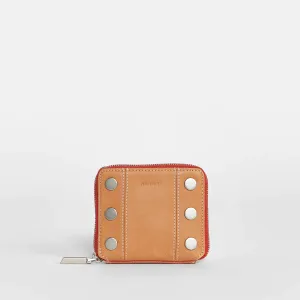 Hammitt 5 North Croissant Tan/Brushed Silver Wallet