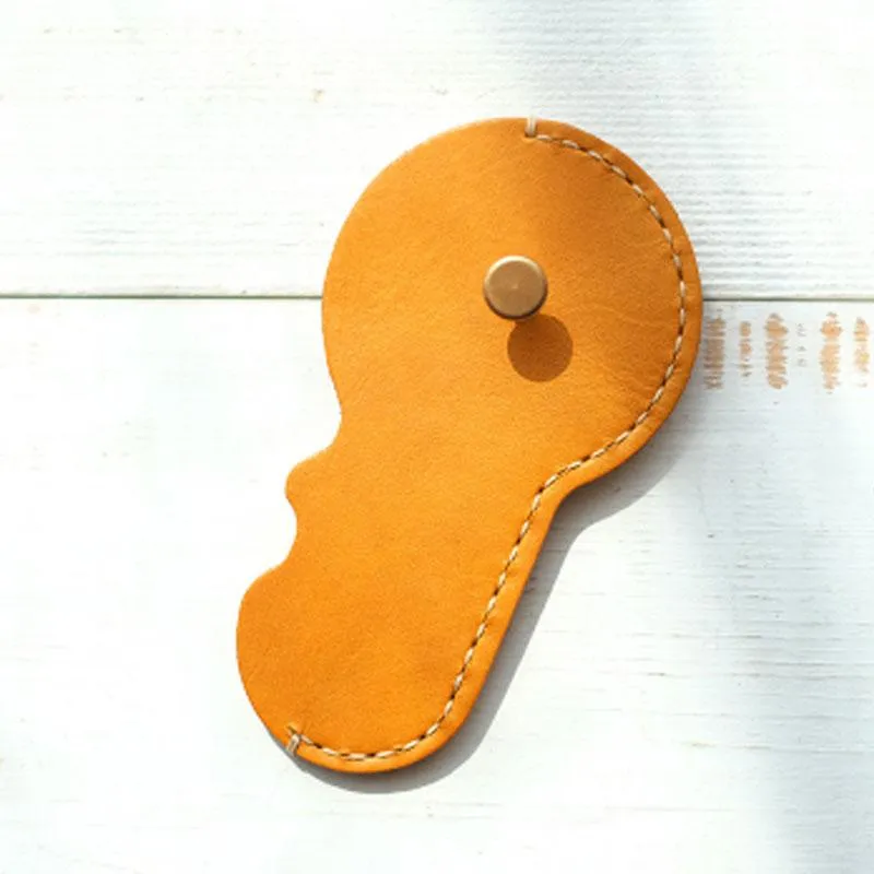 Handmade Leather Cute Keyring Key Holder Women Personalized Monogrammed Gift Custom Wallet Women Keyring Key Holder