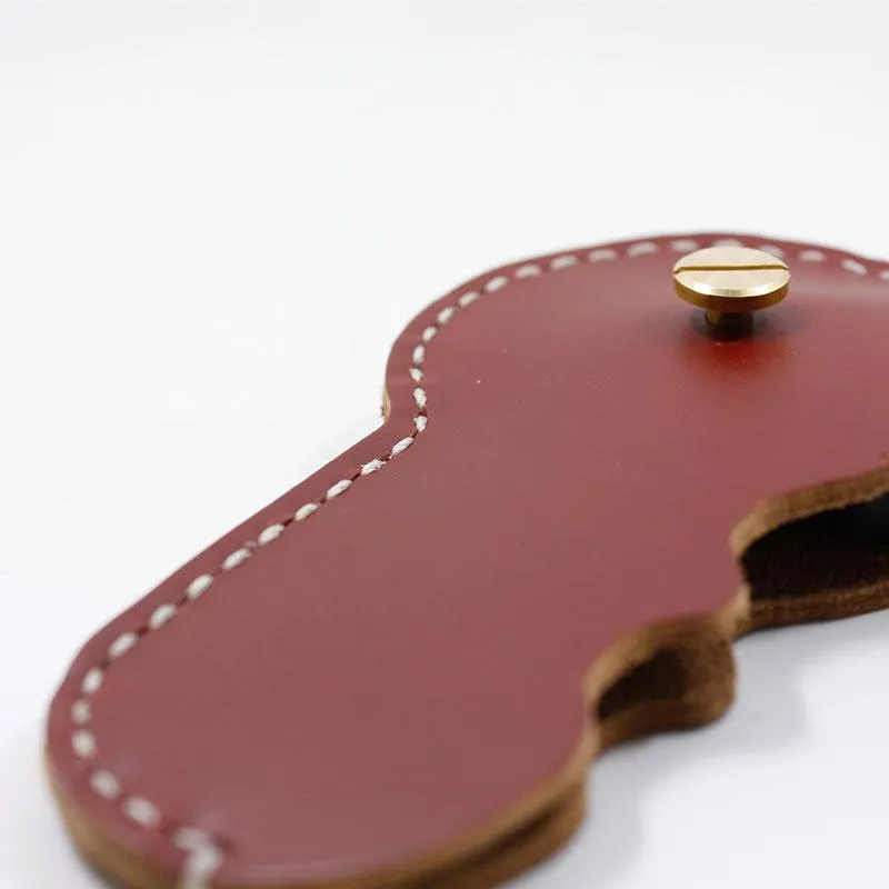 Handmade Leather Cute Keyring Key Holder Women Personalized Monogrammed Gift Custom Wallet Women Keyring Key Holder