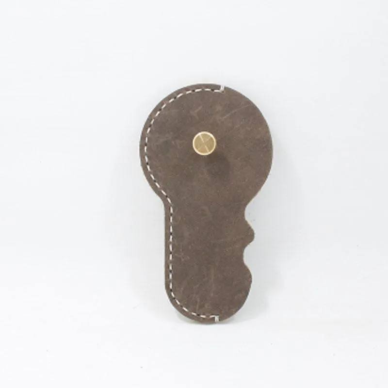 Handmade Leather Cute Keyring Key Holder Women Personalized Monogrammed Gift Custom Wallet Women Keyring Key Holder