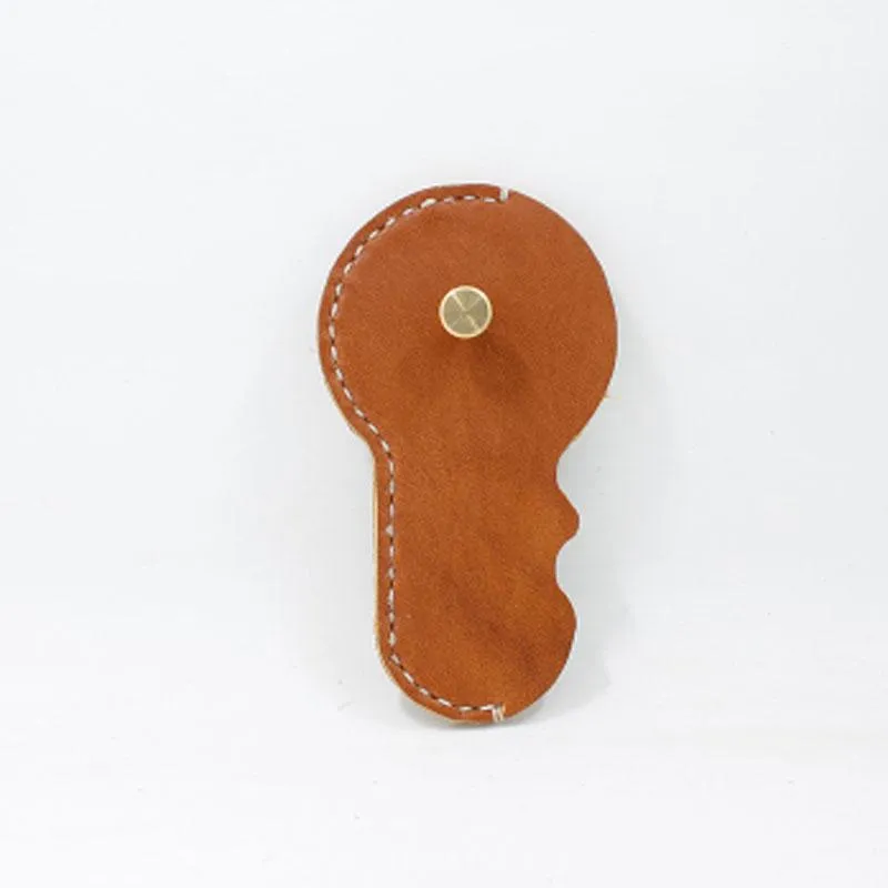 Handmade Leather Cute Keyring Key Holder Women Personalized Monogrammed Gift Custom Wallet Women Keyring Key Holder