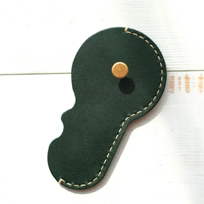 Handmade Leather Cute Keyring Key Holder Women Personalized Monogrammed Gift Custom Wallet Women Keyring Key Holder