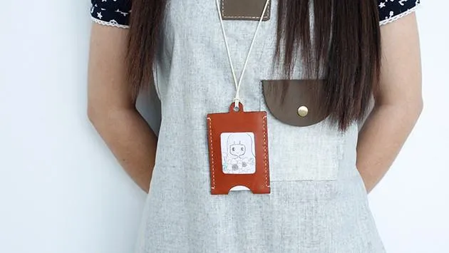 HANDMADE LEATHER CUTE Women CARD Holder PERSONALIZED MONOGRAMMED GIFT CUSTOM Wallet Card Holder