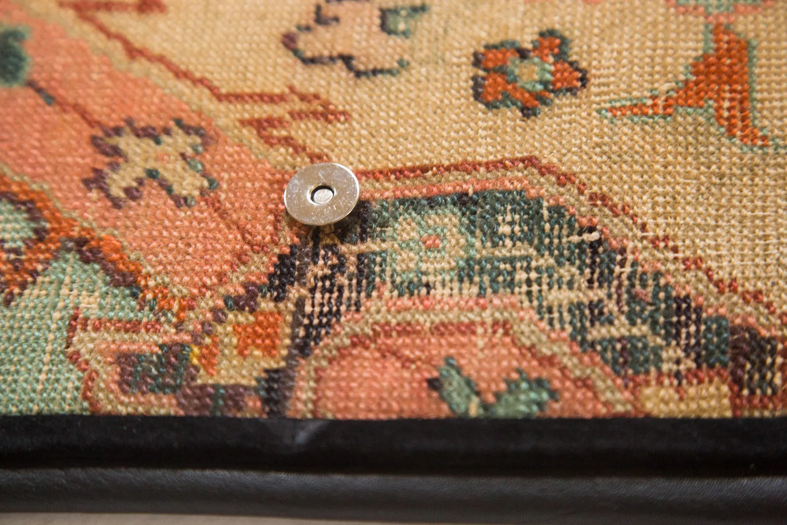 Handmade Rug Fragment Clutch