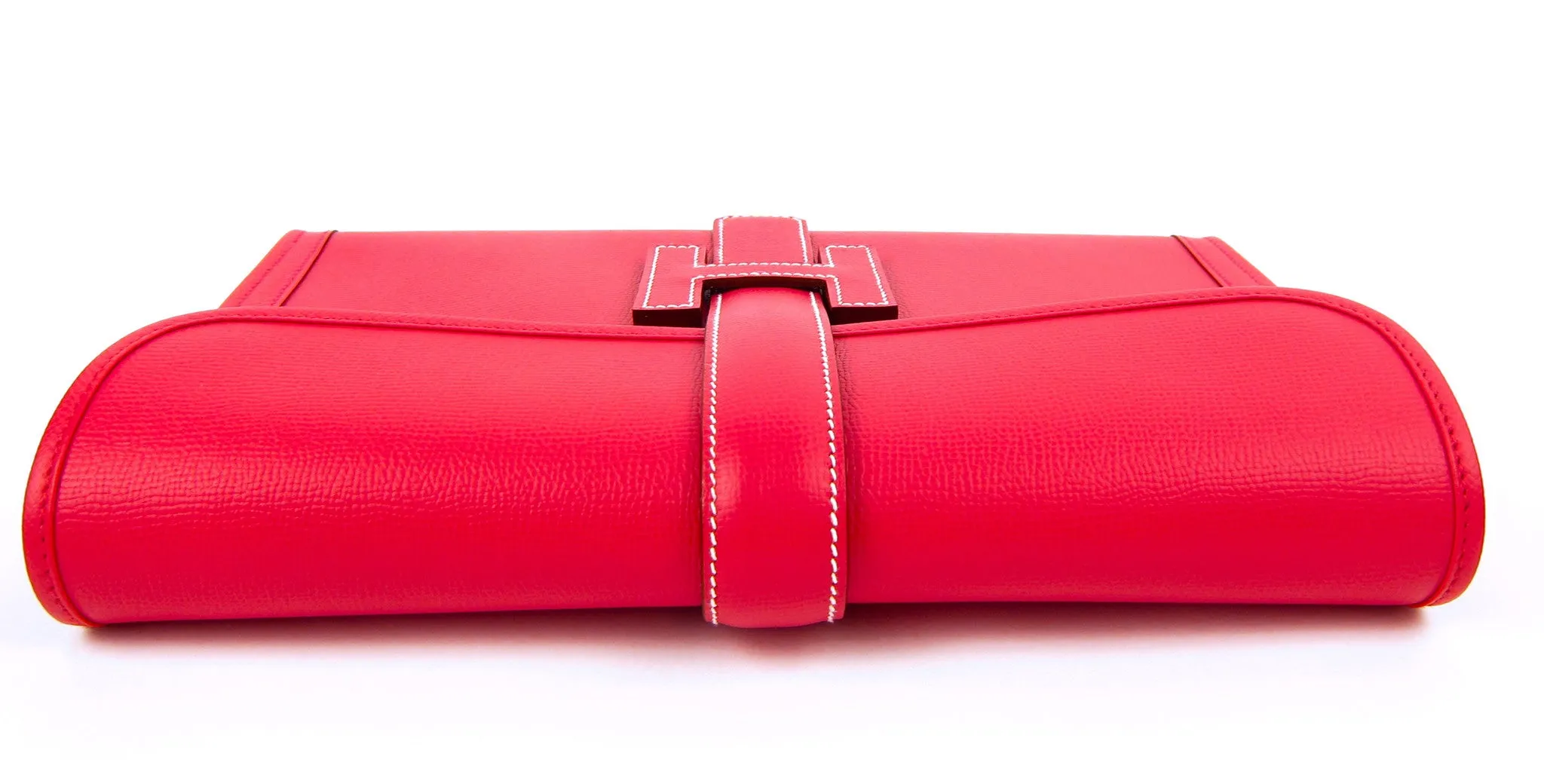 Hermes Bougainvillea Epsom Jige 29cm Pochette Clutch