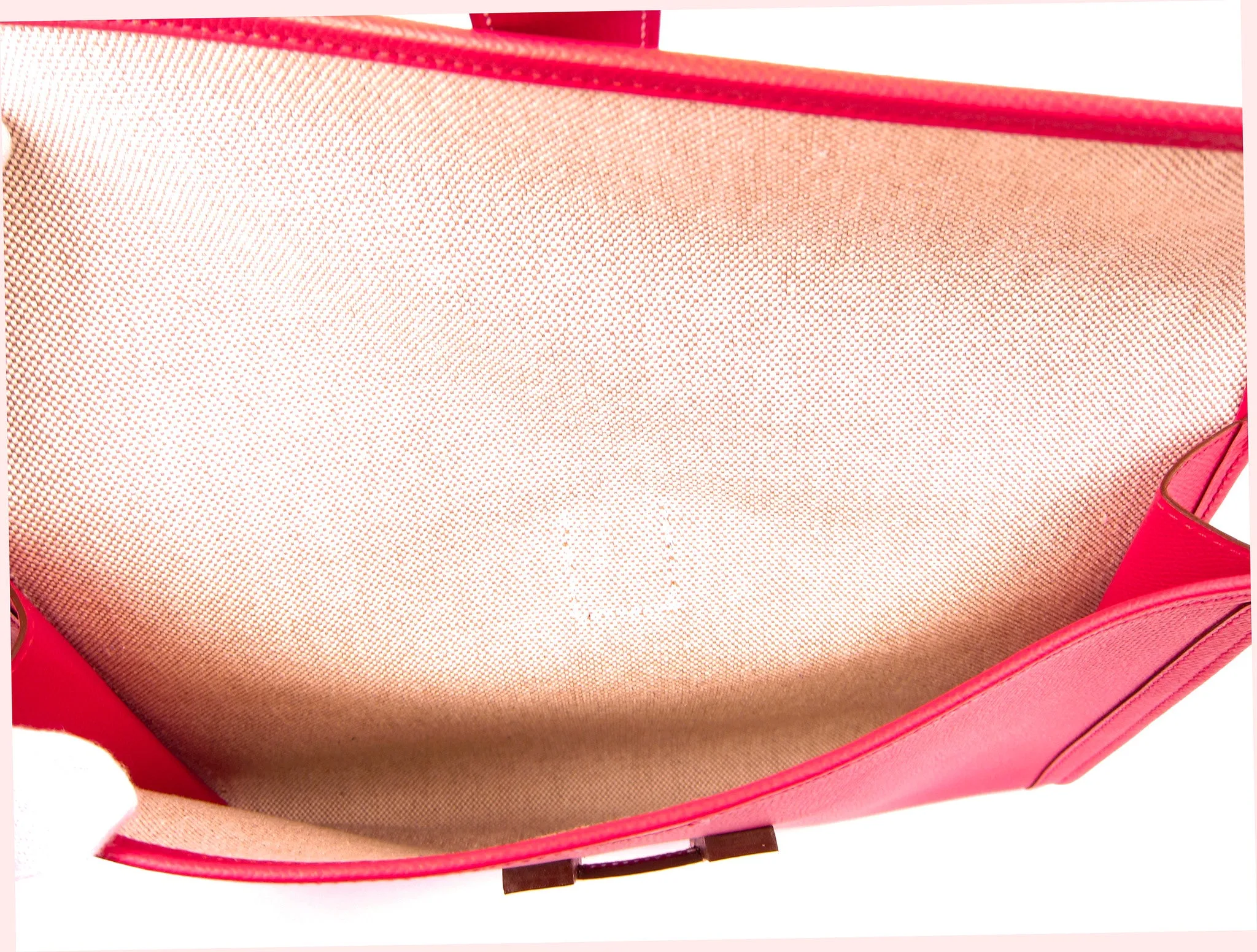 Hermes Bougainvillea Epsom Jige 29cm Pochette Clutch