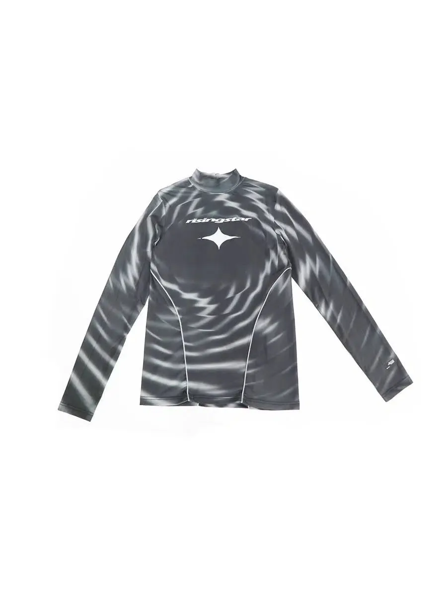 High Collar Reflective Shirt