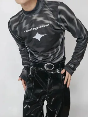 High Collar Reflective Shirt