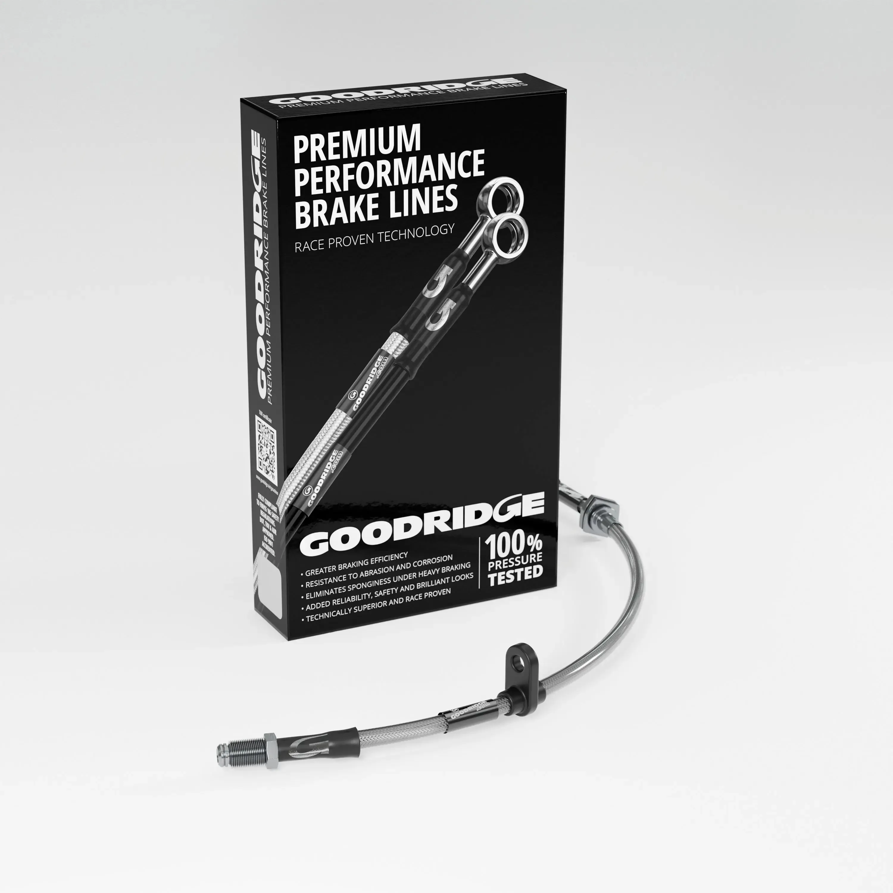 HIGH PERFORMANCE BRAIDED STAINLESS STEEL CLUTCH HOSE KIT FOR MORGAN 4/4 1964