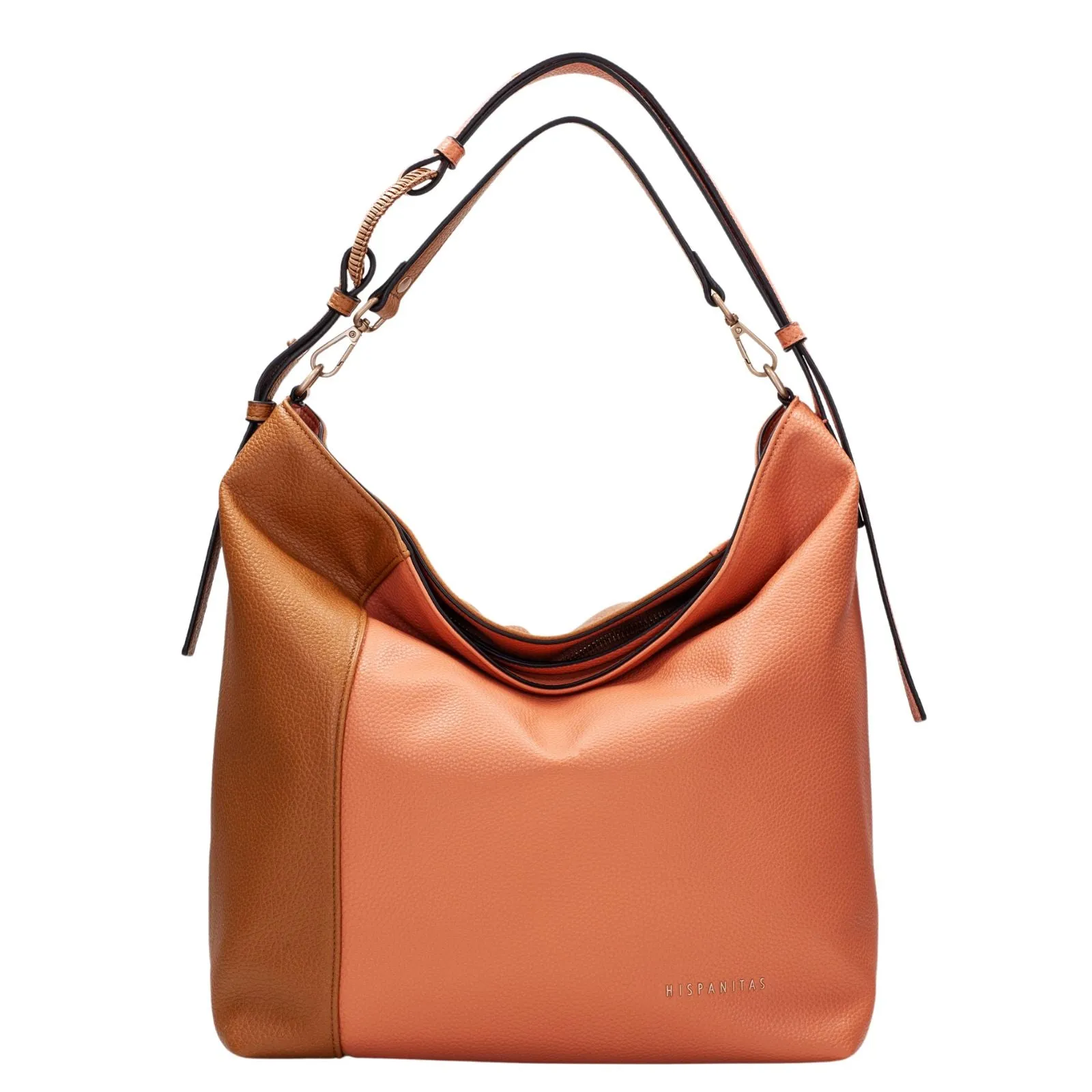 Hispanitas Tan & Coral Hobo Shoulder Bag
