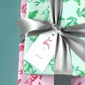 Holiday Gift Tag, non-personalized | reindeer