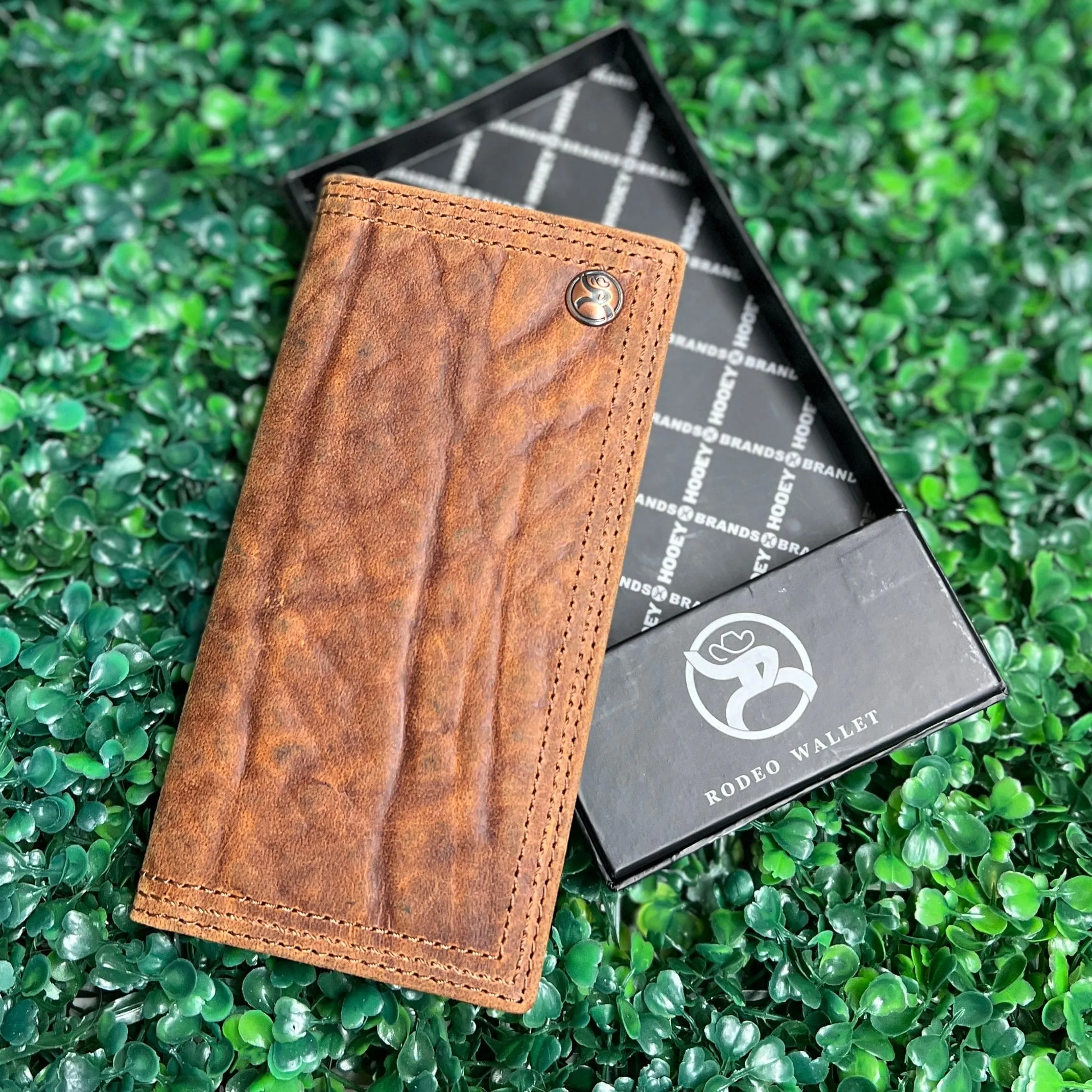 HOOEY  "PRIME TIME" SMOOTH BROWN RODEO WALLET