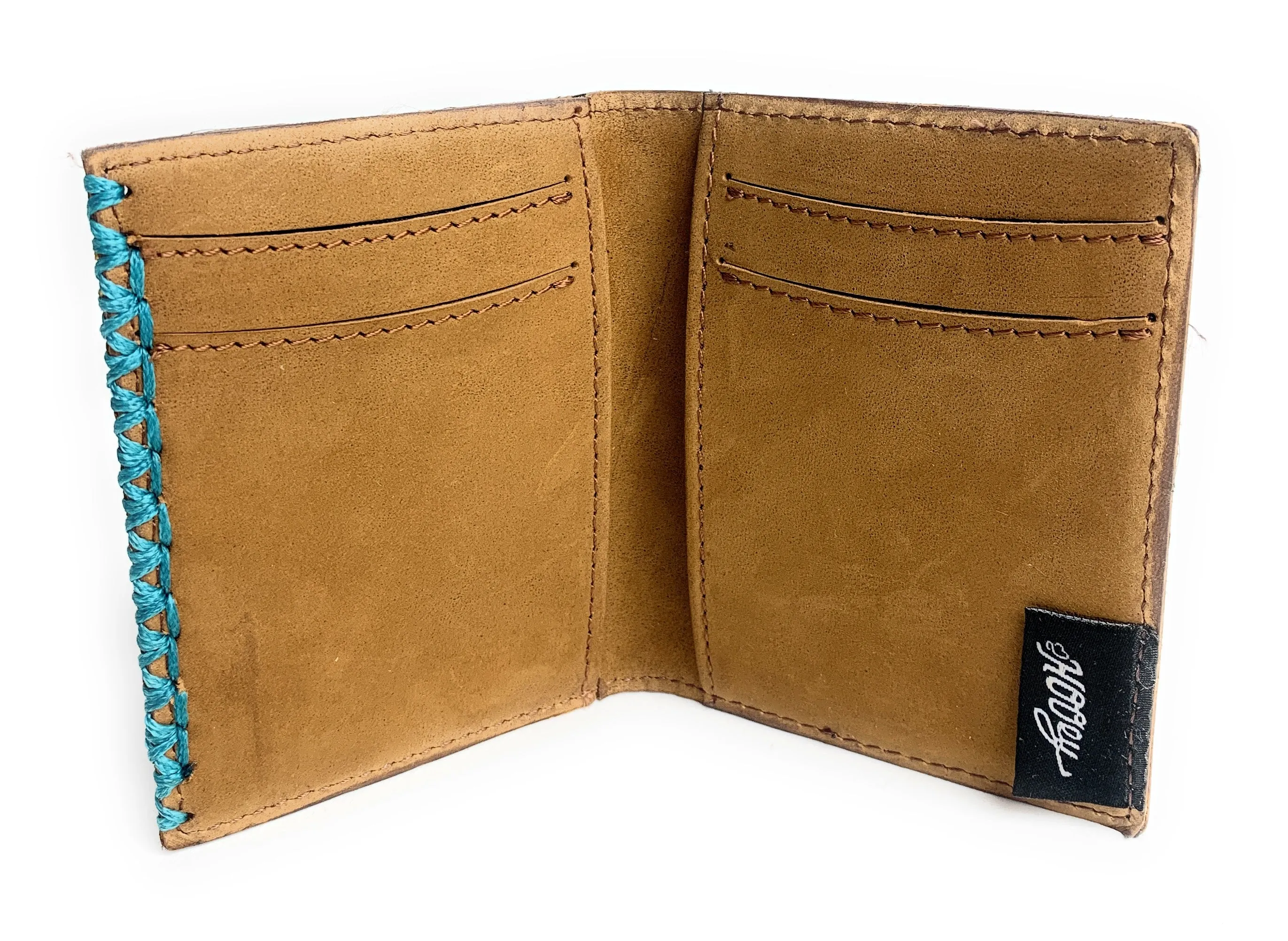 HOOEY SM BIFOLD RODEO WALLET BL LACE -1910569W7