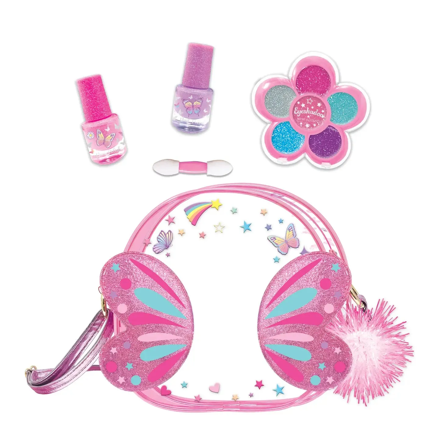 Hot Focus Super Star Crossbody Beauty, Tie Dye Butterfly